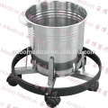 high quality Stainless Steel Medical Kick Bucket with bumper
